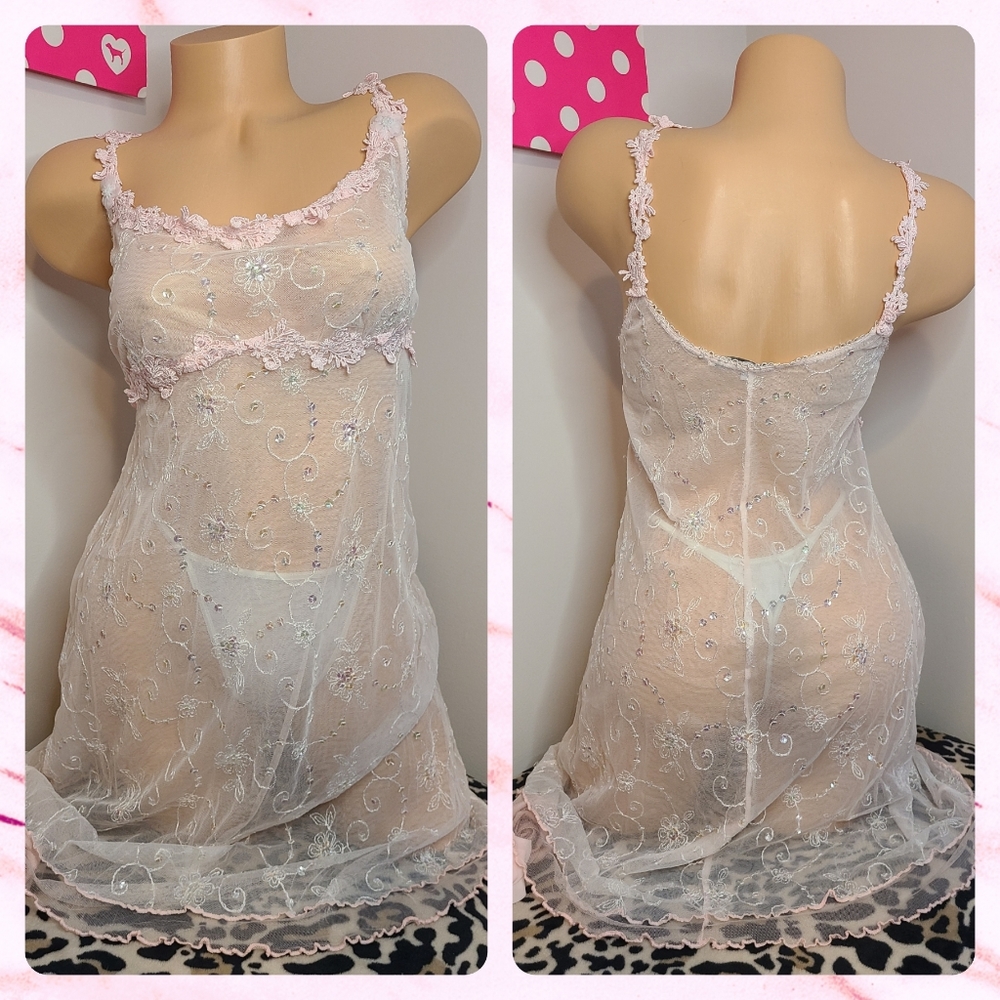 Vntg Claire Pettibone Chemise XL 🩷